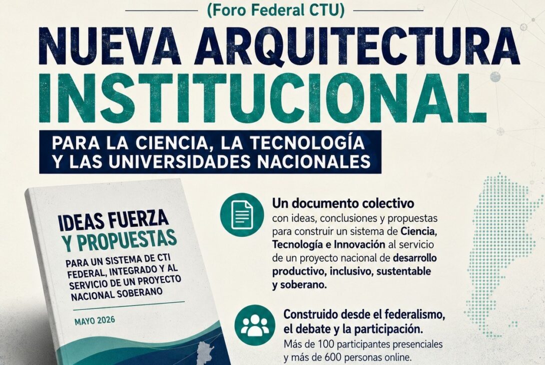 Nueva arquitectura institucional en universidad, ciencia y tecnología