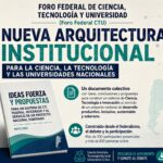 Nueva arquitectura institucional en universidad, ciencia y tecnología