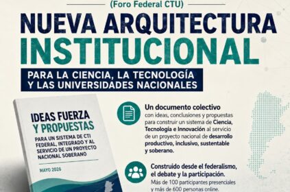 Nueva arquitectura institucional en universidad, ciencia y tecnología